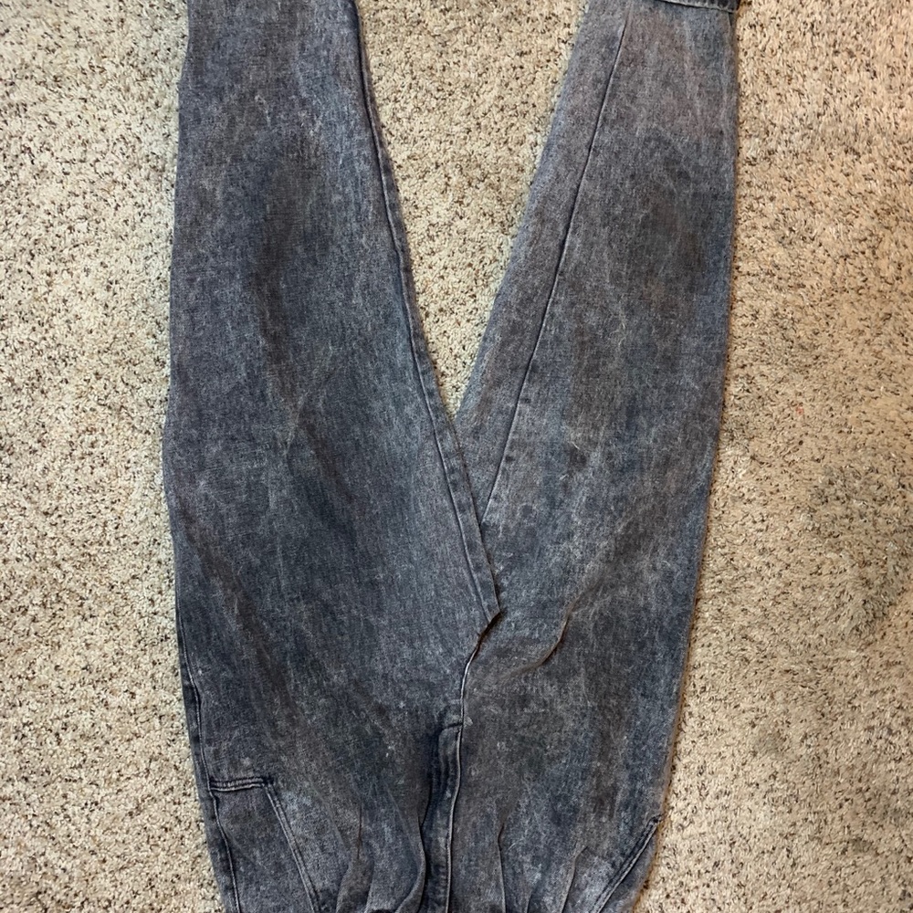 Pants mom style. High waist. Size 7/8